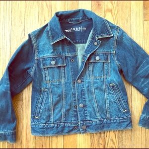 Boys Med 8 Gap Kids Jean Jacket EUC